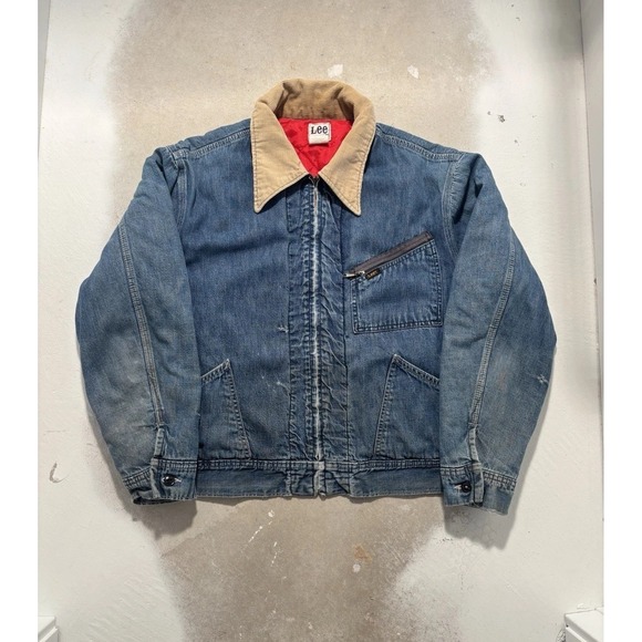 Lee Jackets & Blazers - vintage 60s lee 91-b denim jacket trucker lined